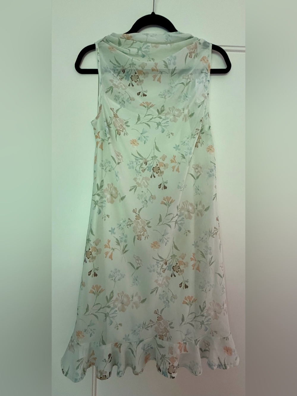 NWT Abercrombie High Neck Sheer Layered Dress